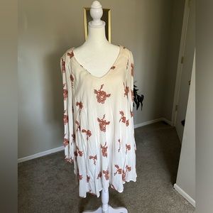 Free People Emma Embroidered Dress